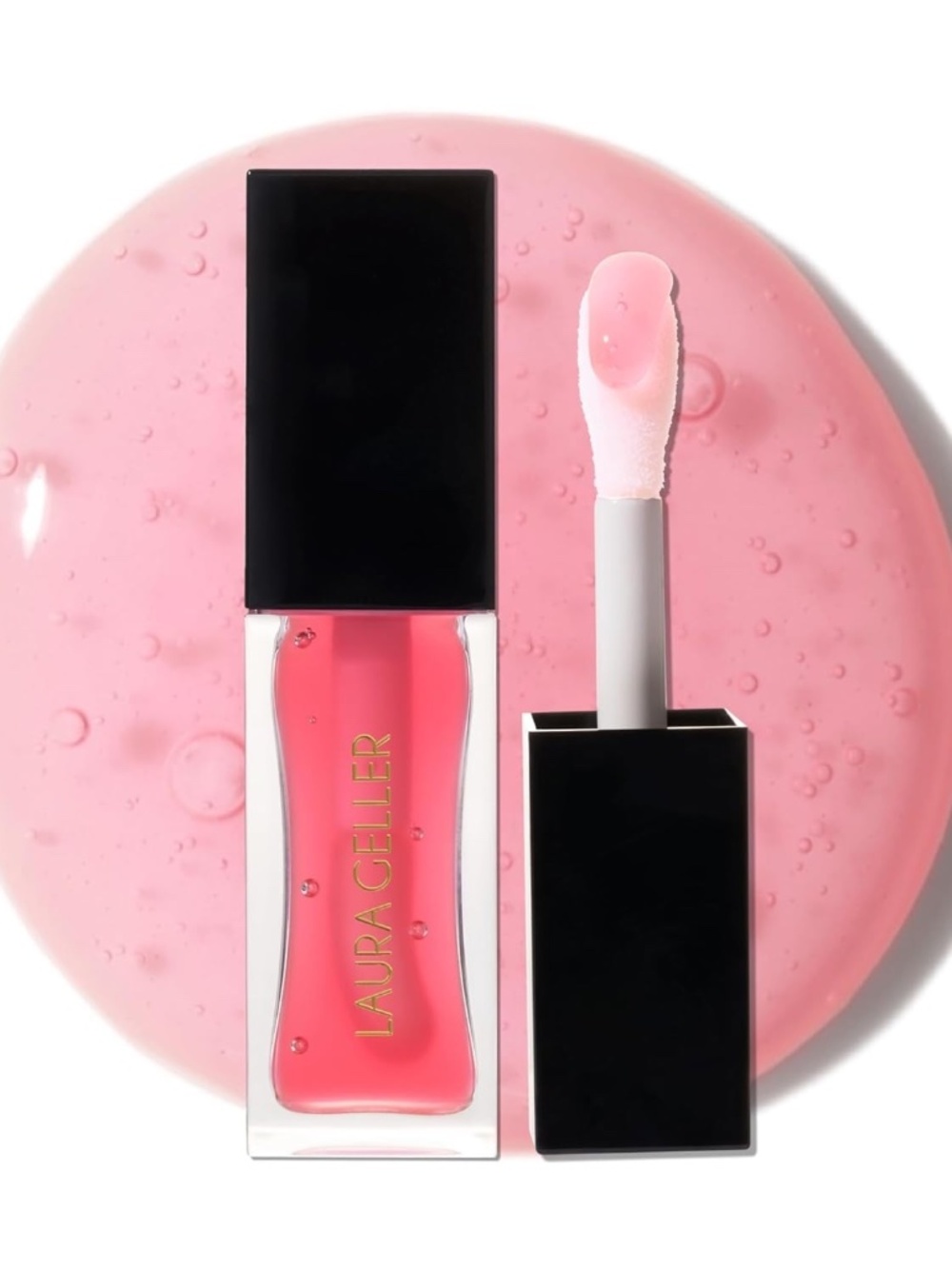 LAURA GELLER NEW YORK Fine Shine Glossy Lip Oil, Sweet Pink - NIB